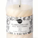 DI CORE SMALL SWIRL PILLAR LED CREAM