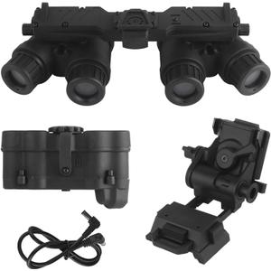 Tactical Night Vision Goggles Model with Adjustable Helmet Mount for PVS15/PVS18/GPNVG18, No Function (Black)