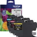 Brother High-yield Color Printer Ink Cartridges LC3013 3-Pack for Work Smart Series - Professional Grade Ink for MFC-J491DW, J497DW, J690DW, J895DW - Up to 400 Pages per Cartridge