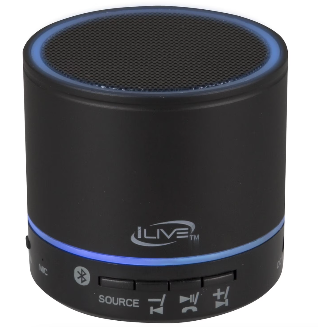 iLive Bluetooth Speaker with Rechargeable Battery, FM Radio, ISB07B