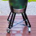 Medium BGE Nest,Grill Stand for BGE Accessories, Rolling Nest with Heavy Duty Locking Caster Wheels Powder Coated Steel for BGE Smoker Kamado Joe Grill Stand Accessories