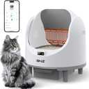 BNZ Self Cleaning Litter Box  Automatic Cat Litter Box for Multiple Cats | App Control, Safety Sensors, Open Top Design | Includes Scent Cartridge & Trash Bags