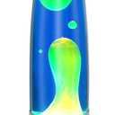 Original Liquid Lamp with Blue and Yellow Wax, 14.5 Inch Motion Cool Night Light Home Bedroom Office Decoration for Adults