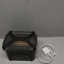 Cordless Electric Lunch Box, 1.2L Self Heating Lunch Box Battery Powered with Automatic Heating, BPA Free, Meal Prep Friendly, Portable Food Warmer for Work, Construction, Truck & Travel (Black)