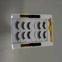 Magnetic Eyelashes, 5 Pairs Magnetic Lashes, False Lashes with 2 Tubes of Magnetic Eyeliner, Magnetic Eyelashes Kit with Tweezers, Reusable, No Glue