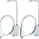EATHEATY 2 Pcs 4 Inch Universal Exhaust Clamp with Hanger - Heavy Duty Steel Clamp with Muffler Hanger for Automotive, Cars, Trucks Pipes