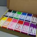 Aigybobo 192 Count Washable Markers Bulk, 12 Assorted Colors, Broad Line Conical Tip Coloring Marker for Kids, Markers Bulk Pack for Classroom, School Art Supplies & Back to School Supplies