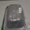 BLUE GINKGO Over the Sink Colander Strainer Basket - Wash Vegetables and Fruits, Drain Cooked Pasta and Dry Dishes - Extendable - New Home Kitchen Essentials (7.9W x 14-19L x 2.75H) - Gray