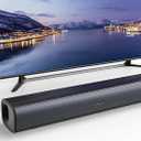 RIOWOIS Sound Bar for Smart TV, Soundbar for TV with Bass Reflector and Easy Set up, Home Audio Surround Sound System for TV PC Projector, Wall Mountable, 17 inch