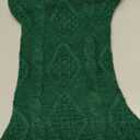 Malier Dog Christmas Stocking, Knit White Christmas Stocking for Dogs, Bone Shape Dog Stocking Christmas Large Pet Stockings Hanging Dog Christmas Stocking for Dogs Cats Pets (Red)