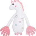 Baby Soothers Toys, Cute Animal Plush Stuffed Doll Toy for Girls Boys, Portable Dinosaur Unicorn Figure Soothing Dolls for Home and Travel (002, One Size)