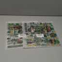 Cholemy 108 Pcs St Patrick's Day Window Gel Clings Green Shamrocks Thick Gel Clings Removable Reusable Irish Gnome Clover Window Stickers Decals for Glass Home Classroom St Patricks Day Party Decor