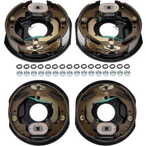 4Pcs 10" x 2-1/4" Electric Trailer Brake Assemblies for 3,500lbs, Left and Right