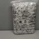 Grounding Fitted Sheet Queen Size 5% Silver Fiber 95% Cotton - Floral Grey, 15" Deep Pocket Grounding Sheets to Improve Sleep, Reduce Anxiety & Pain - Earthing Sheet