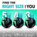 Youth Soccer Ball Size 3/4/5, Kids Outdoor Play Game Training Practice Soccer Ball for Teen Boy Girl Indoor Outdoor with 1 Pump 1 Net Bag and 1 Gift Box (Black)