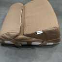 Bedluxe 3Pcs Orthopedic Bed Wedge Pillow Set, Foam Wedge Pillow Post Surgery for Back, Leg and Knee Support, Adjustable 9&12 Inch Folding Triangle Pillow for Sleeping, Acid Reflux, Snoring, Brown