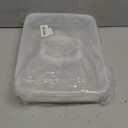 Pizza Dough Proofing Box, 14 x 10.3Inch Large Capacity Container, Fits 4-6 Dough Balls, Household Tray With Carry Handle