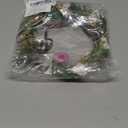 Green Fairy Flower Crown - Renaissance Headpiece Bridal Fairy Floral Headband for Women Girls Wedding Renaissance Birthday Party Prom Photography, Green White