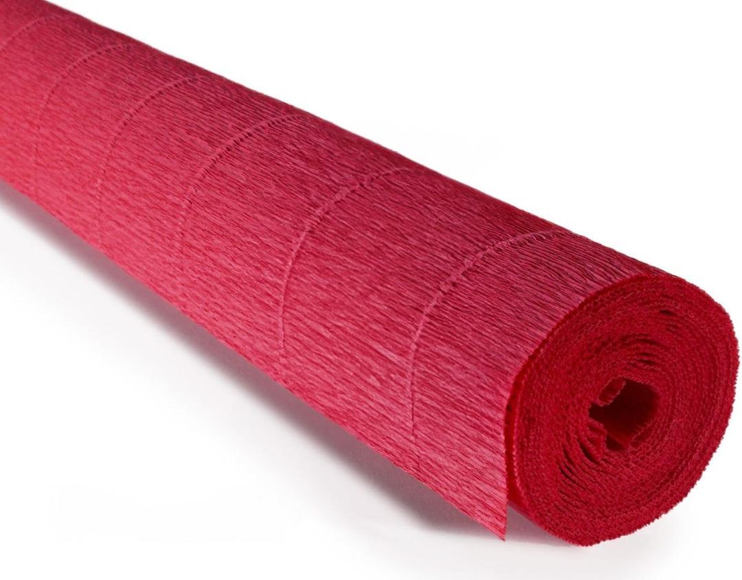 Cartotecnica Rossi 180g 19.6 Inch 8.2ft Long Wide Italian Crepe Paper for Wedding Ceremony Various Large Festivals Decoration ('Rose Red Rust' by Tiffanie Turner17A6)