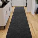 Ottomanson 3x10 Shag Hallway Runner Rug – Non-Slip Soft Fluffy Carpet