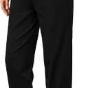 OUGES Womens Stretchy Maternity Over Belly Casual Work Straight Leg Pants Ankle Business Office Trousers with Pockets (XL)