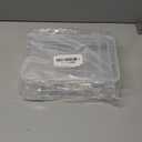 2 Pack 6 Grids Tackle Box Organizer Mascara Brushes Container Fishing Tackle Tray Box Plastic Storage Organizer Container for Crafts, Beads Earrings, Screws, Nail, Pins