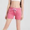 4 Pack Girls Athletic Shorts Dry-Fit Basketball Shorts with Pockets,Girls Running Shorts for Kids Gym Soccer (M)