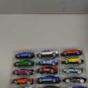 Toys Cars 18-Pack, 1:64 Scale Die-Cast Metal Vehicles Set, Includes Pickup, Racing Cars,Sports Cars for Display or Play, Great Gift for Kids Age 3 Years and Up (18 Pack)