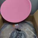 Zhenx Spinning Chair for Autistic Kids (Ages 3-18) - 220LBS Capacity Sensory Swivel Seat - Sensory Toy for Teens with ADHD/Autism - Sit and Spin Calming Gift to Improve Focus & Body Balance (Pink)