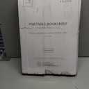 ZICOTO Decorative Wooden Bookshelf with Handle for Kids Rooms - Keeps Books Neatly Organized & Within Reach for Toddlers - Easy Install Montessori Book Shelf for Baby's Bedroom or Playroom Decor (Terrazzo)