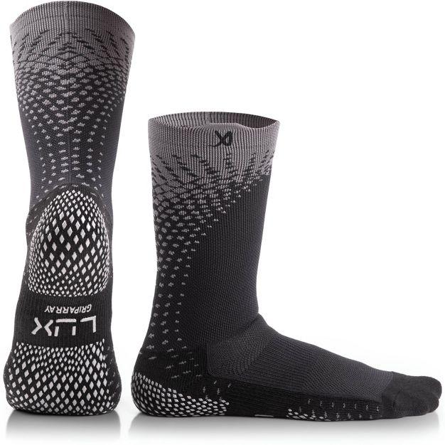 LUX Sports Thin Grip Socks for Cleat Sports - Moisture-Wicking Anti Slip Socks for Men & Women - Soccer, Football, Baseball