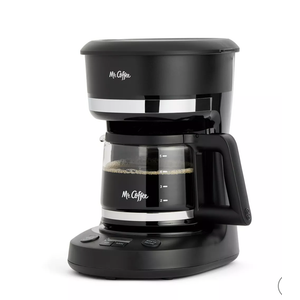 Mr. Coffee® 5-Cup Mini Brew Switch Coffee Maker, Black