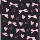 Bows Case for iPhone 15 Plus, Cute Girly Heart Bows Phone Case Cover Liquid Silicone Soft Gel Rubber Phone Cover with Microfiber Lining for iPhone 15 Plus
