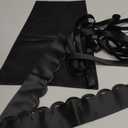 4PCS/Set Wedding Dresses Corset Kit Panel Extender Zipper Replacement Adjustable Corset Back Kit for Prom Dresses (12, Black)