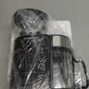 Lonkion Burr Coffee Grinder Electric - Adjustable Burr Grinder with 28 Precise Grind Settings for 12 Cups - Coffee Grinders for Home Use - Professional Coffee Bean Grinder - Stainless Steel (Black)