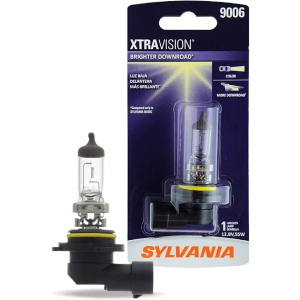 SYLVANIA - 9006 XtraVision - High Performance Halogen Headlight Bulb, High Beam, Low Beam and Fog Replacement Bulb (Contains 2 Bulb) 2 Pack