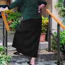 Metal Handrail Wood Grain for Elderly, 2 Step Hand Rails for Outdoor Steps, Outdoor Indoor Stair Handrails Kit, Porch Hand Rails for Concrete Steps