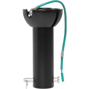 4 inch Black Ceiling Fan Downrod with Hanger Ball Assembly,1-inch OD,Non-Threaded Universal Downrod for Ceiling Fan With Hanger Pin Suitable for Multi-Brand Compatibility