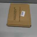 HAUSSY Purple Linen Decorative Throw Pillow Covers 14x14 Inch Set of 2,Square Cushion Case with 3 Vintage Buttons,Modern Farmhouse Home Decor for Couch,Bed