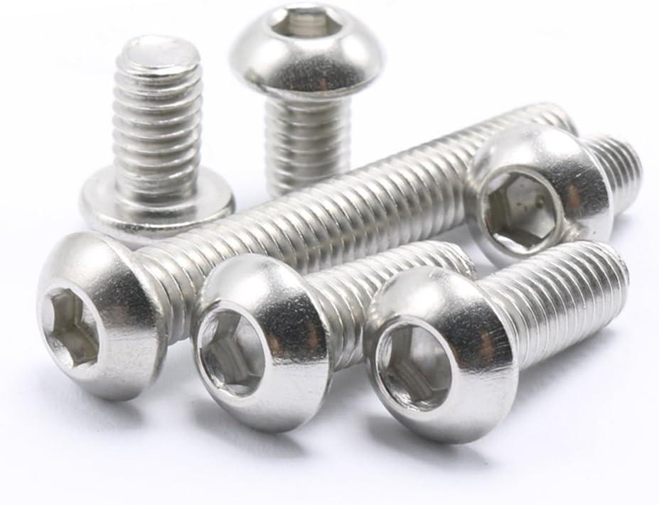 1/4-20 Stainless Steel 304 Hex Socket Button Head Cap Screws