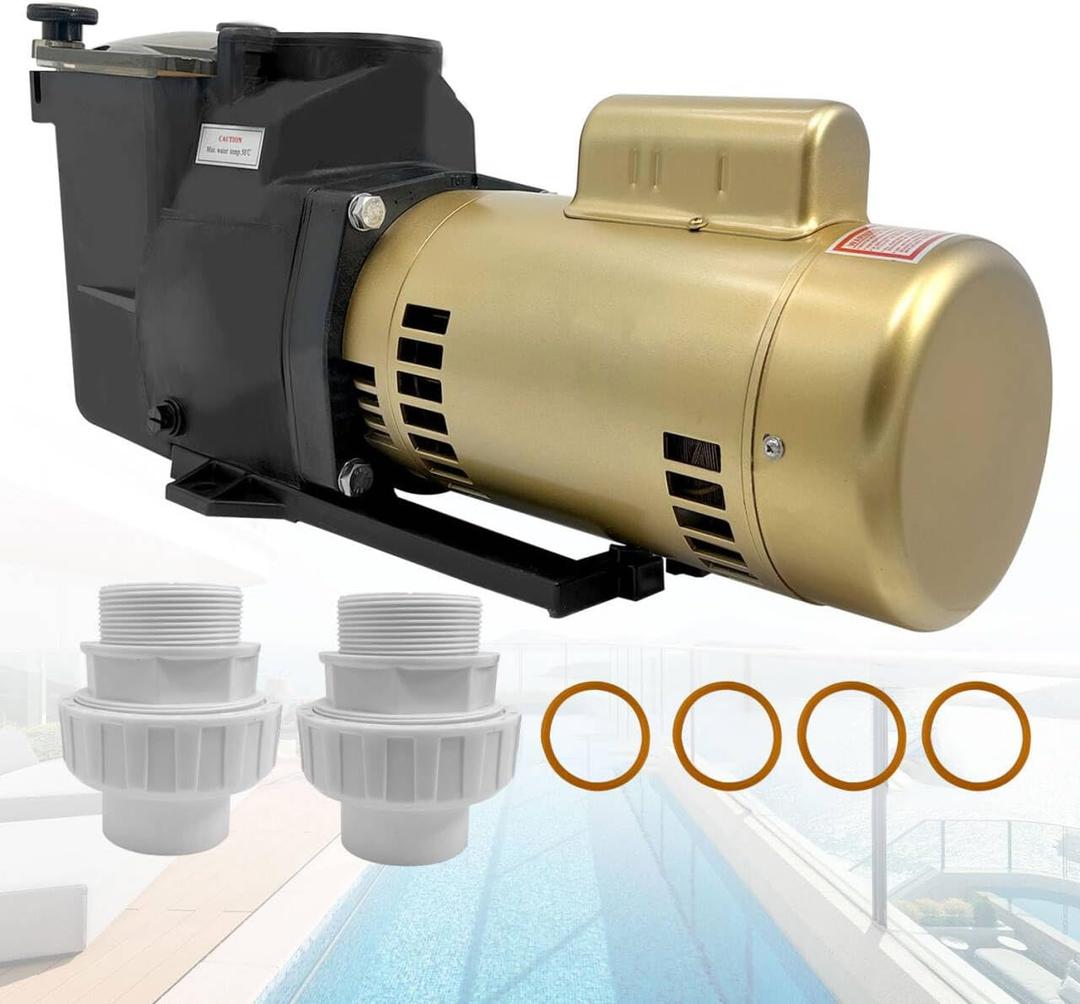 W3SP2621X25 2.5HP Super Pool Pump Fits for Hayward SP2621X25 | High Efficiency Swimming Pool Pump for Spa and In-Ground Pool, 115/230 V Single Speed