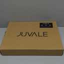Juvale Bamboo Silverware Organizer for Drawer, Kitchen, 6 Slot Utensil Tray (Black, 17 x 11.75 x 1.75 In)