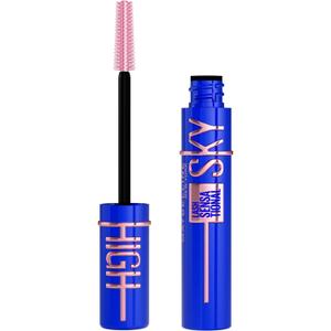 Maybelline Lash Sensational Sky High Washable Mascara, Volumizing, Lengthening, Defining, Curling, Multiplying, Buildable Mascara Make Up Formula, Blue Mist, 1 Count (0.24 Fl Oz (Pack of 1))