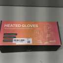 Heated Gloves for Men Women, Rechargeable Hand Warmer Gloves with Touchscreen, Waterproof Electric Heated Ski Glove for Winter Outdoor Work Hunting Camping Snowboarding Hiking Raynaud, Size L