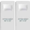Bare Home Split King Sheet Set - 22" Deep Pockets - Luxury 1800 Ultra-Soft Microfiber Bed Sheets - Double Brushed - Easy Fit - 5 Piece Set - Bedding Sheets & Pillowcases (Split King, Dark Blue)