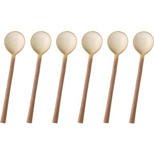 Pack of 6 Ceramic Coffee Spoon Retro Garden sculpture outdoor decoration