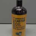 Seven Minerals, Pure Jamaican Black Castor Oil - Big 32 fl oz Bottle - Unrefined & Hexane Free - for Hair Growth, Thicker Eyelashes & Eyebrows, Dry Skin, Healing, Hair Care