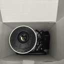 Mini Portable Projector 4K WiFi 6 BT 5.2 Upgraded Portable Projector Full HD Supported for Phone /PC /TV /HDMI /PS5 /Laptop Auto Keystone Home Theater 180 Rotation [Built-in App] White