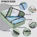 Veken 10 Set Packing Cubes for Travel Essential, Suitcase Organizer Bags in 4 Sizes, Carry-On Luggage Accessories with Large Laundry & Hanging Toiletry Bag, Must-Have for Airplane, Road Trip & Camping