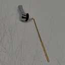 Universal Front Mount Toilet Handle,Toilet Tank Flush Lever Replacement Handle,Toilet Repair Handle,Chrome